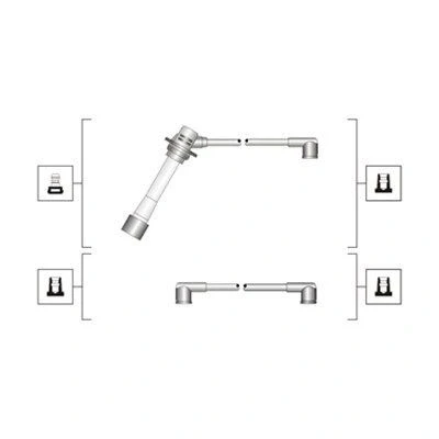 Billede af MAGNETI MARELLI 941319170093 Tændkabelsæt MAZDA: MX 5 I, 2, FAMILIA 4