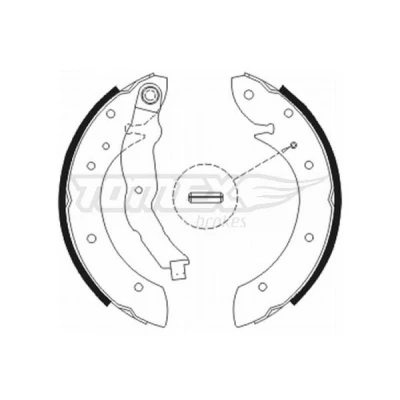 Billede af TOMEX brakes TX 20 79 Bremsebakker bagaksel 228 40
