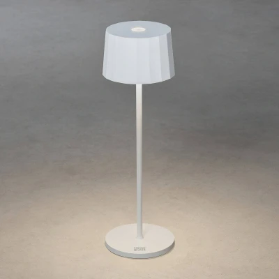 Billede af Positano LED bordlampe til udendørs brug, hvid