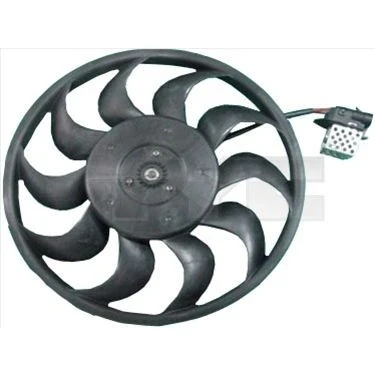 Billede af TYC 825 0023 Køleventilator 315 175/275 uden kølerventilatorramme (karm), med belastningsmodstand OPEL: Astra H Caravan, Zafira B