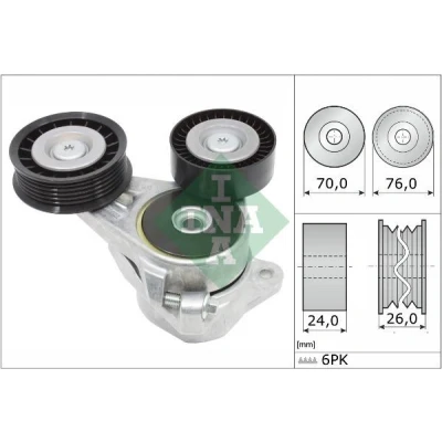 Billede af INA 534 0309 10 Remstrammer, kilerem FORD: Focus 2 Kombi