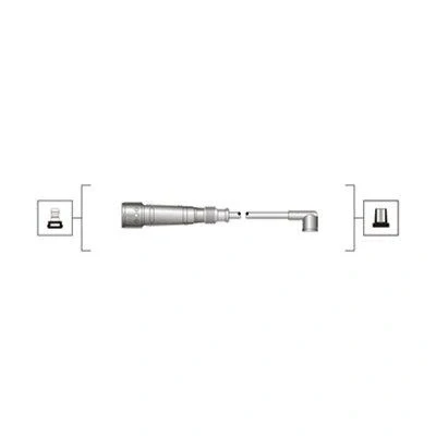 Billede af MAGNETI MARELLI 941319170055 Tændkabelsæt AUDI: 100 C3 Sedan, Avant, C4 Sedan