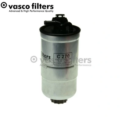 Billede af DAVID VASCO C270 Brændstoffilter Ledningsfilter, med vandaftapningsskrue 8 pakning VOLKSWAGEN: Polo IV Hatchback, SKODA: Fabia 1 Combi