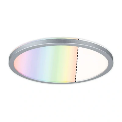 Billede af Paulmann Atria Shine Panel dæmpet krom RGBW Ø29cm