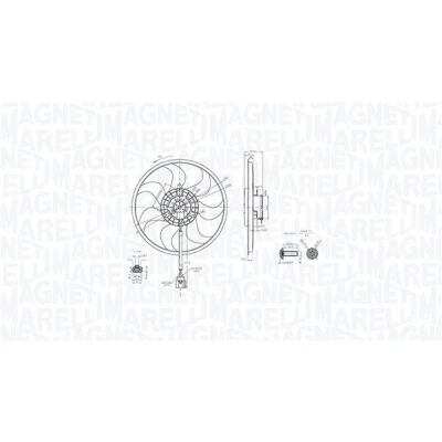 Billede af MAGNETI MARELLI 069422889010 Køleventilator 420 12 384 VOLKSWAGEN: Transporter 5