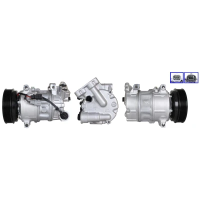 Billede af LUCAS ACP01197 Kompressor PAG 46 YF R 134a, 1234yf