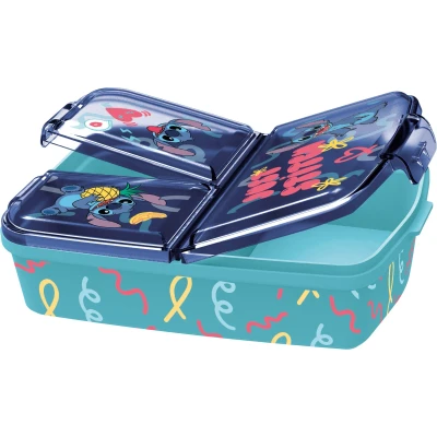 Billede af Stitch Madkasse med rum Palms 19,5 x 16,5 6,7 cm polypropylen