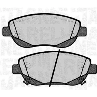 Billede af MAGNETI MARELLI 363916060781 Bremseklodser med akustisk advarsel for slid TOYOTA: Avensis III Stationcar, Verso, Sedan