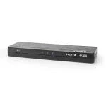 Billede af HDMI Converter USB C Hun / 2x indgang 4x A Female 1x Output 1 vejs 4K@60Hz 18 Gbps ABS Antracit