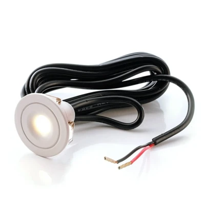 Billede af LED indbygningsloftlampe Punto Lumi, hvid, 1 W, 3.000 K