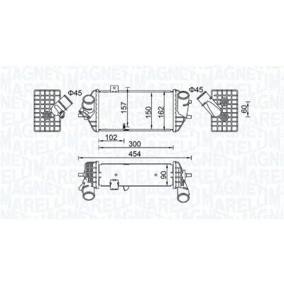 Billede af MAGNETI MARELLI 351319205690 Intercooler