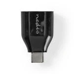 Billede af USB adapter 3.2 Gen 1 Type C Han A Hun 5.0 Gbps Nikkelplateret Sort Box