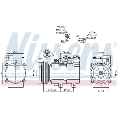 Billede af NISSENS 87803 Kabineblæser uden indbygget regulator