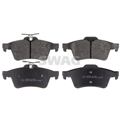 Billede af SWAG 50 91 6718 Bremseklodser bagaksel Ekskl. slidadvarselskontakt FORD: Focus 3 Turnier, KUGA 2, 2 Kombi, VOLVO: V40 Hatchback, V50, S40 II