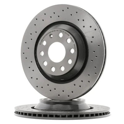 Billede af BREMBO XTRA LINE 09.A200.1X Bremseskiver 310 22 5 perforeret/indv. ventileret coatet højkarboniseret med skruer VOLKSWAGEN: Scirocco III, Tiguan II