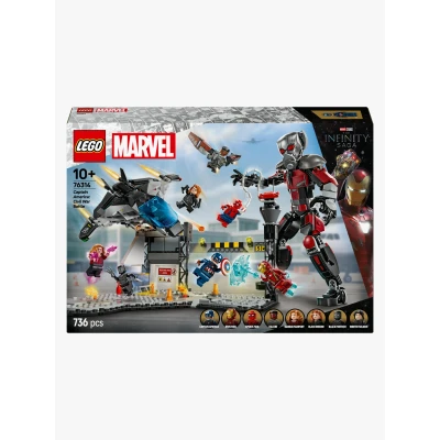 Billede af LEGO Super Heroes 76314 Captain America: Civil War actionkamp