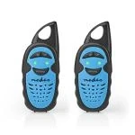 Billede af Walkie talkie Set 2 Håndsæt Op til 3 KM Frekvens kanaler: PTT Timer Blå / Sort