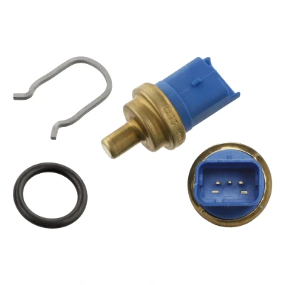 Billede af FEBI BILSTEIN 36066 Kølevæsketemperatur Sensor Blå med holdefjeder, pakning PEUGEOT: 206 SW, 306 Stationcar, Hatchback