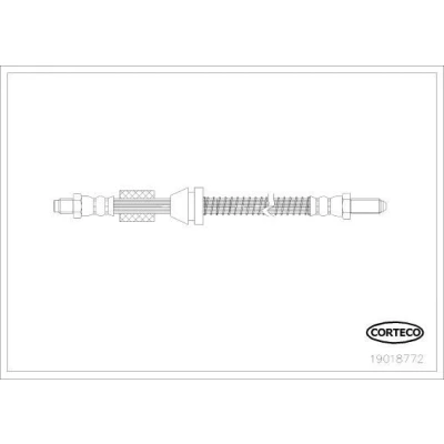 Billede af CORTECO 19018772 Bremseslange 400