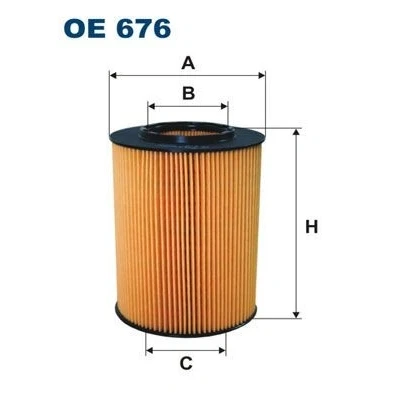 Billede af FILTRON OE 676 Oliefilter Filterindsats