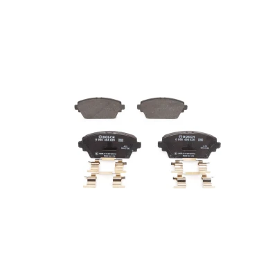 Billede af BOSCH 0 986 494 629 Bremseklodser Low Metallic med anti knirke plade fjeder NISSAN: Primera Stationcar, Hatchback, Sedan