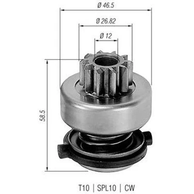 Billede af MAGNETI MARELLI 940113020149 Spidshjul, starter