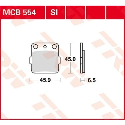 Billede af TRW Sinter Offroad MCB554SI Bremseklodser