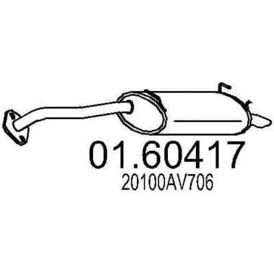 Billede af MTS 01.60417 Lydpotte 1030 NISSAN: Primera Hatchback