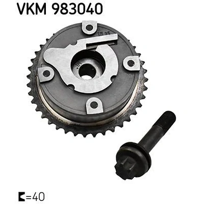 Billede af SKF VKM 983040 Knastaksel forstiller Indsugningsside 40