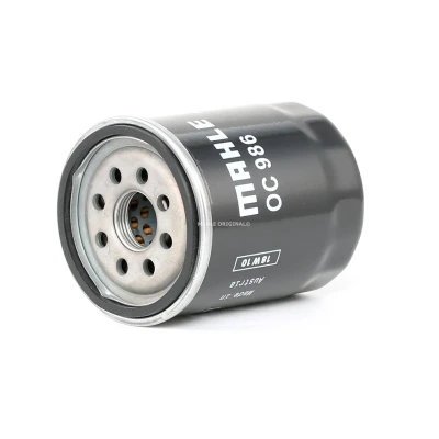 Billede af MAHLE ORIGINAL OC 986 Oliefilter med en returløbs stop ventil Påskruet filter FIAT: 500 Hatchback, Grande Punto Panda III Hatchback