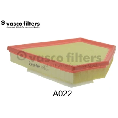 Billede af DAVID VASCO A022 Luftfilter 38 265 270 rektangulær Filterindsats med forfilter BMW: 3 Touring, Sedan, 1 Hatchback