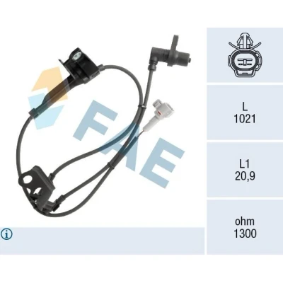 Billede af FAE 78562 ABS Sensor Induktiv 2 1021 TOYOTA: Corolla Verso, IX Hatchback
