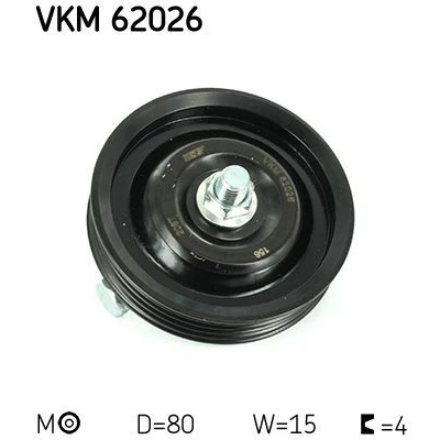 Billede af SKF VKM 62026 Strammehjul