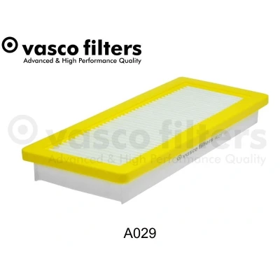 Billede af DAVID VASCO A029 Luftfilter 46 145 357 rektangulær Filterindsats PEUGEOT: 208 I Hatchback, 207 308 SW 2, CITROËN: C4 II Hatchback
