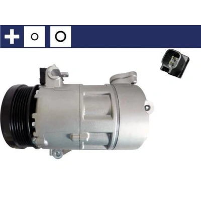 Billede af MAHLE ORIGINAL ACP 1357 000S Kompressor 7VS16ic 12 PAG 46 YF R 1234yf, 134a med tætningsring FORD: MONDEO 4 Turnier, S Max Mk1, Galaxy Mk2 MPV