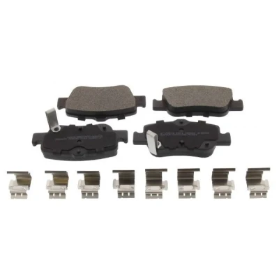 Billede af MAPCO 6911 Bremseklodser bagaksel med akustisk advarsel for slid anti knirke plade TOYOTA: Auris Hatchback, Corolla IX Sedan, X Sedan