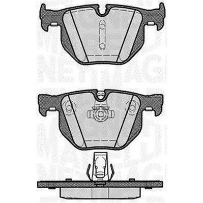 Billede af MAGNETI MARELLI 363916060161 Bremseklodser Forberedt til slidindikator BMW: 5 Touring, Sedan