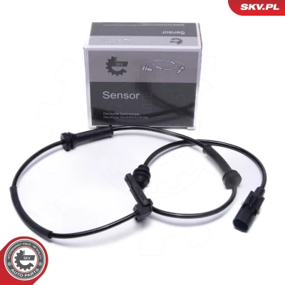 Billede af ESEN SKV 06SKV438 ABS Sensor Foraksel begge sider 2 730 815 sort plastik FIAT: Qubo