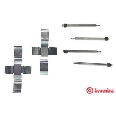 Billede af BREMBO A 02 279 Tilbehørssæt, skivebremsebelægning MERCEDES BENZ: W123 Coupe, Sedan