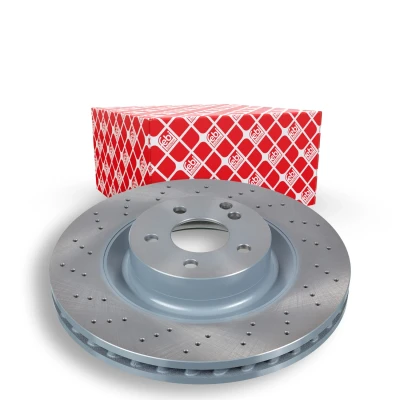Billede af FEBI BILSTEIN 26406 Bremseskiver foraksel 350 32 5 112 perforeret/indv. ventileret coatet MERCEDES BENZ: E klasse Sedan, T modell
