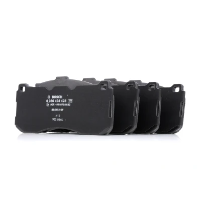 Billede af BOSCH 0 986 494 428 Bremseklodser Low Metallic med anti knirke plade BMW: 3 Sedan, 1 Cabriolet, Touring