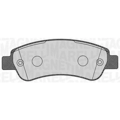 Billede af MAGNETI MARELLI 363916060191 Bremseklodser FIAT: Ducato III Ladvogn / Chassis, Bus, Van, PEUGEOT: Boxer Bus