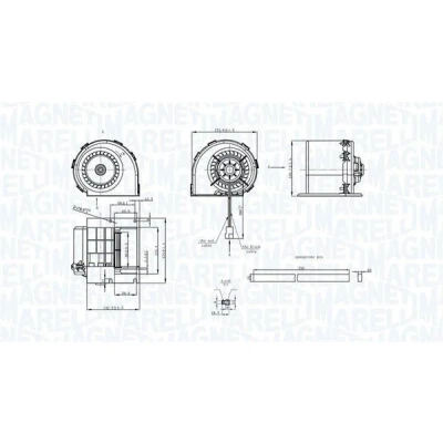Billede af MAGNETI MARELLI 069412325010 El motor, kabineventilator 12 MERCEDES BENZ: Sprinter 3.5 T Van