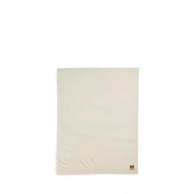 Billede af Elodie Pointelle strikket Tæppe 100x75, Creamy White