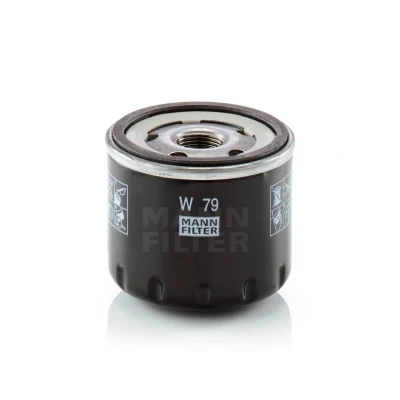 Billede af MANN filter W 79 Oliefilter M 20 X 1.5 med en returløbs stop ventil Påskruet RENAULT: Twingo 3, CLIO GRAND SCENIC NISSAN: Juke