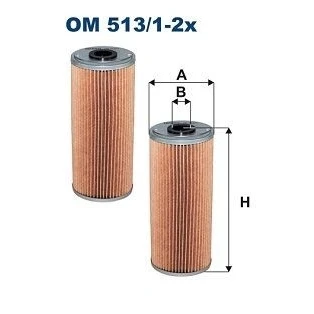 Billede af Oliefilter FILTRON OM 513/1 2x