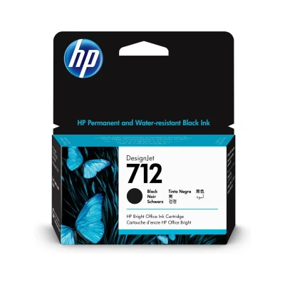 Billede af HP 712 sort blækpatron 38 ml 3ED70A original