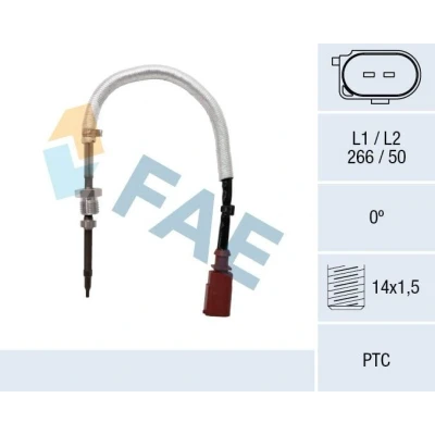 Billede af FAE 68083 Sensoren foran partikelfilter AUDI: A4 B8 Sedan, A6 C7 Avant, Avant