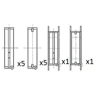 Billede af Krumtapakselleje FAI AutoParts BM1059 STD