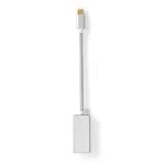 Billede af USB adapter 3.2 Gen 1 C han Mini DisplayPort 5 Gbps 0.20 m Runde Guldplateret Flettet / Nylon Sølv Cover Window Box